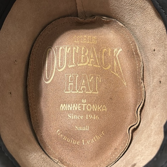 The Original Minnetonka Leather Outback Hat Small NEW - Picture 3 of 7